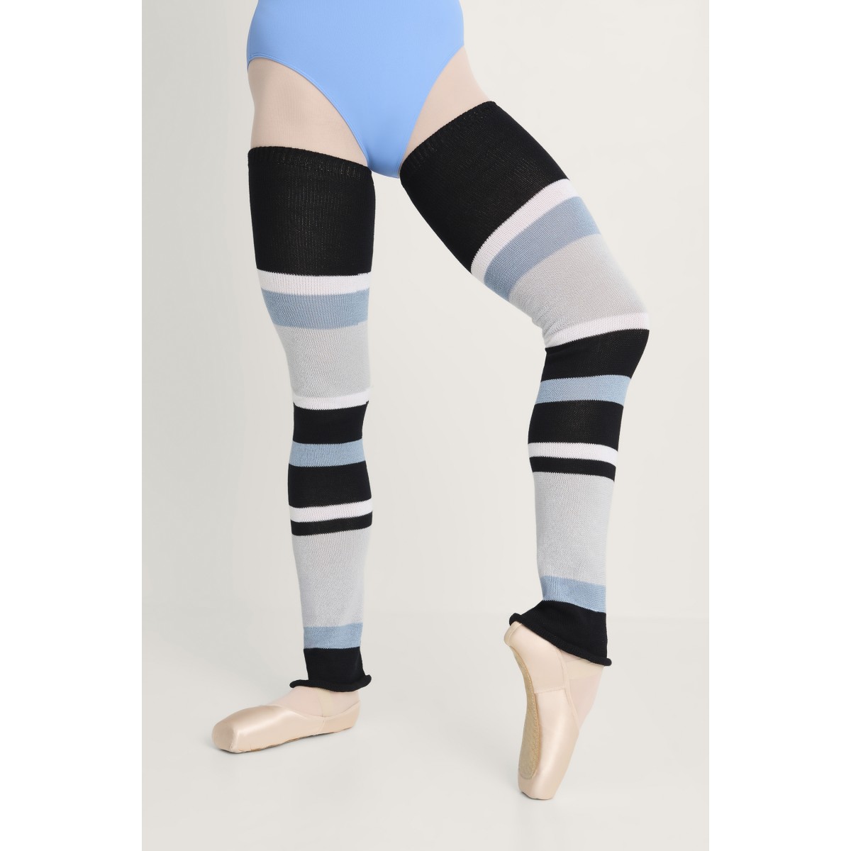 Intermezzo Stribede Benvarmere i bambus-2 farver