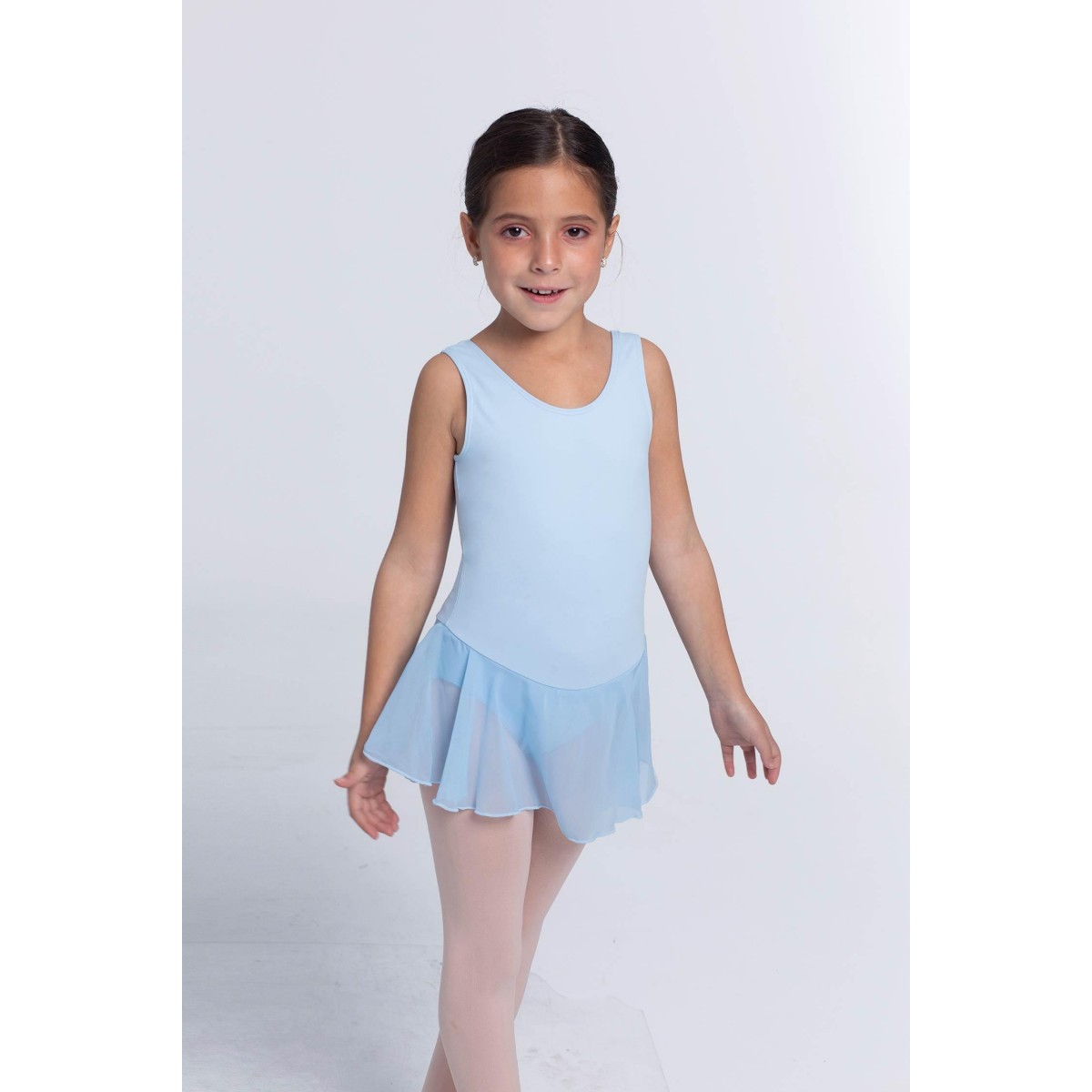 Intermezzo Børnedragt med brede stropper og skørt-flere farver